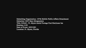 Ft. Myers Aerial Footage Post Hurricane Ian