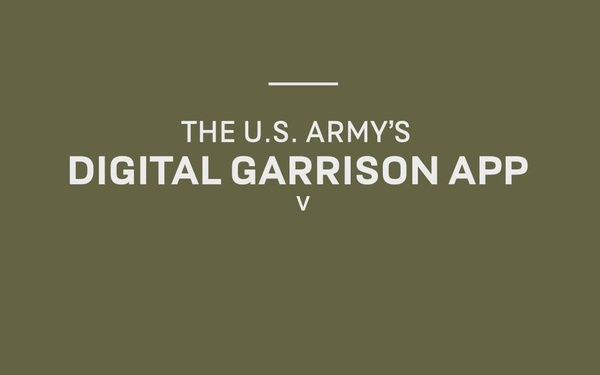 Digital Garrison Mobile App