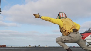 Abraham Lincoln conducts flight operations