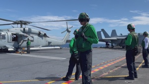Abraham Lincoln conducts flight operations