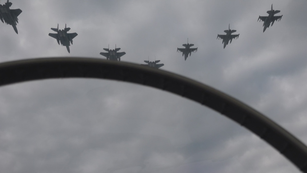 DVIDS Video ROKUS conduct combined squadron flight & precision bombing training