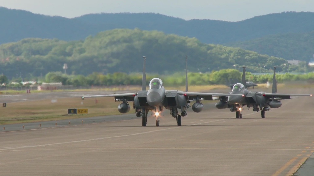 DVIDS Video ROKUS conduct combined squadron flight & precision bombing training