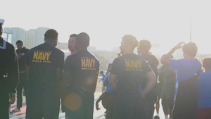 Art U Hosts Basketball Clinic with Troops