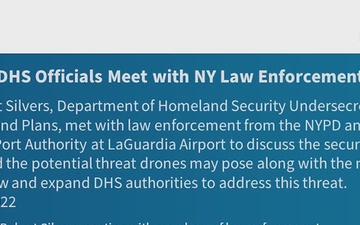 DHS Officials Meet with NY Law Enforcement