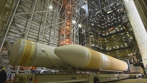 Delta Heavy IV Rocket Stand Up/ NROL-91 B-Roll