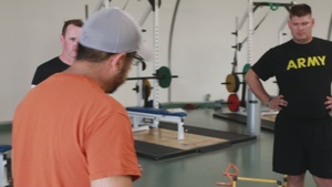 A Fort Bliss Advanced Physical Therapy class rehabilitates injured soldiers