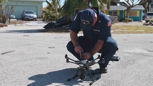 Coast Guard flies drones to conduct search and rescue operations post Hurricane Ian landfall