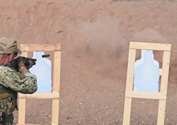 N39 Weapons Department at Camp Lemonnier conducts Live-fire exercise at Djibouti Range