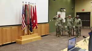 B-roll of Assumption of Command Ceremony of Maj. General Harter