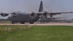 Video: Hercs take to the skies for 757th TAC week