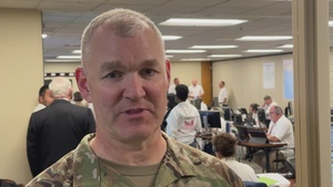 USACE Blue Roof Emergency Control Center video b-roll taken October 5, 2022.