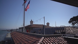 Distinguished guests and spectators observe the parade of ships as part of San Francisco Fleet Week 2022, Oct. 7, 2022.