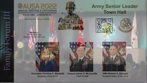 AUSA Military Family Forum III: Army Senior Leaders' Town Hall