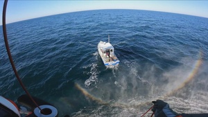 Coast Guard conducts medevac 100NM South or Moriches, New York