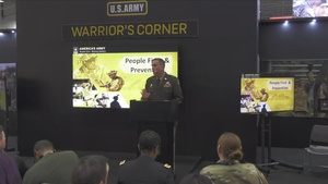 AUSA 2022 Warriors Corner - People First & Prevention