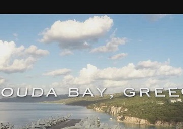 USS George H.W. Bush (CVN 77) Ports in Souda Bay, Crete