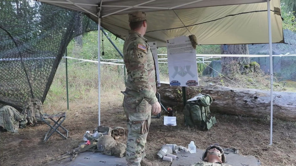 DVIDS - Video - 1-2 SBCT - EIB - ESB 2022 - Treat an open Abdominal wound and Eye Injuries