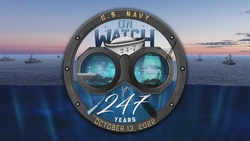 The Watch read for Navy's 247th Birthday