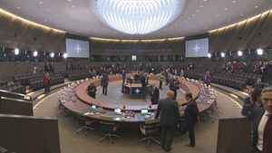 Meeting of the North Atlantic Council in Defence Ministers session, with Finland, Sweden and the EU (B-ROLL - Session 2) (13 Oct 2022)