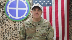 LTC Sullivan shouts-out the UNI Women's Tennis Team