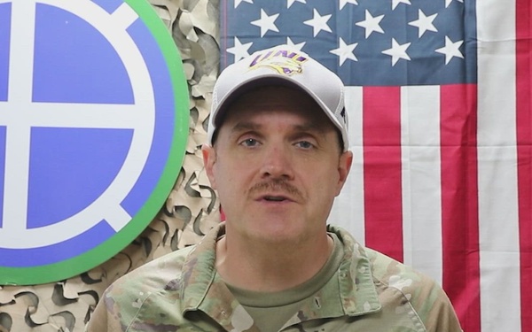 LTC Sullivan shouts-out the UNI Women's Tennis Team