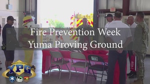 Yuma Proving Ground Fire Prevention Week 2022