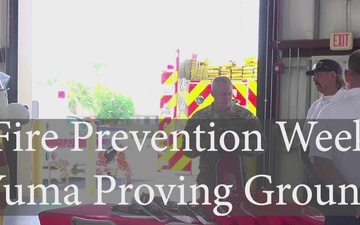 Yuma Proving Ground Fire Prevention Week 2022