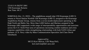 USS Kearsarge Returns Prime Cuts
