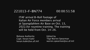 Italian Air Force arrives to Spangdahlem