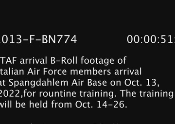 Italian Air Force arrives to Spangdahlem