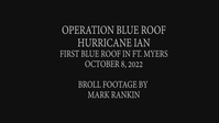 First temporary ‘Blue Roof’ installed in Fort Myers