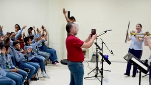 USAFE Band plays for orphanage in Tunisa