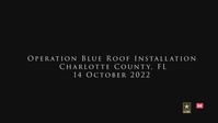 Operation Blue Roof - Installation