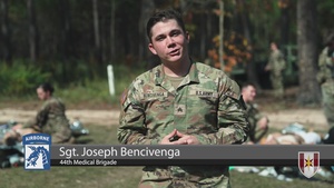 44th Medical Brigade Hosts EFMB Standup