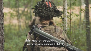 Датский батальон, развернутый в Латвии для усиления восточной части Североатлантического союза