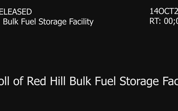 Red Hill Bulk Fuel Storage Facility B-roll