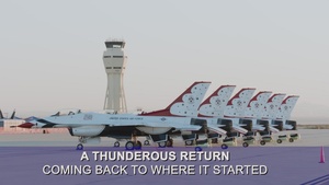 A Thunderous Return: USAF Thunderbirds Commander returns to where it all started