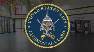 United States Navy Ceremonial Guard Drill Team Performance