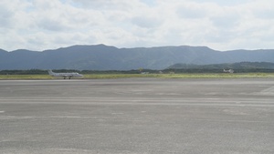 Col. Jun Oh arrives at JMSDF Kanoya Air Base for 319th ERS Assumption of Command Ceremony