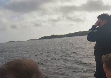 U.S. Marines Jump into the Baltic Sea, Finland