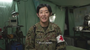 Capt. Rina Ishii JGSDF Northern Army Interview