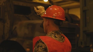 Resolute Dragon 22 | Marines and Sailors on USNS Dahl Prepare for Maritime Prepositioning Force Offload B-roll