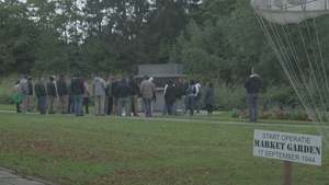 Staff ride honors Operation Market Garden - B Roll