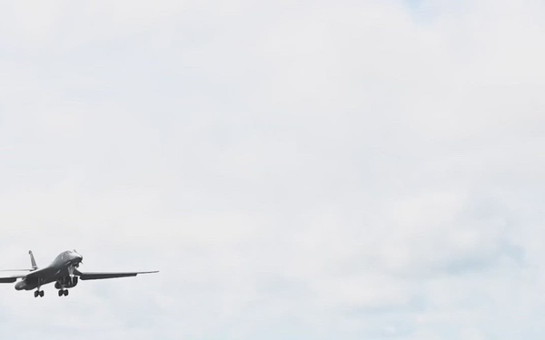 B-1B Lancers Return to Andersen Air Force Base