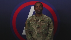 Staff Sgt. Antwann Matthews shouts out the Tampa Bay Buccaneers for Veterans Day