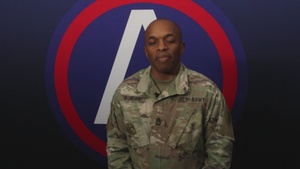 SFC Joseph Duncan shouts out the San Francisco 49ers for Veterans Day