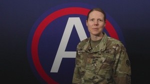 Maj. Alyssa Wood shouts out the Green Bay Packers for Veterans Day