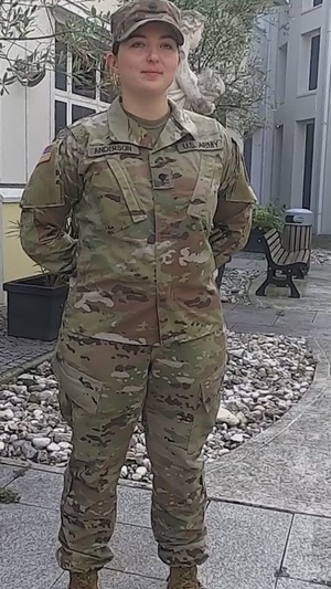 Meet SETAF Africa - Episode: Spc. Alexis Anderson (Social Media :15 Teaser | 9:16)