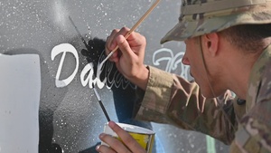 Texas National Guard leaves their mark