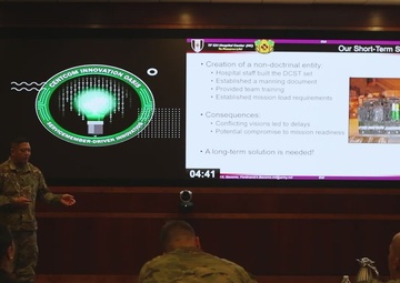 Lt. Col. Bacomo's presentation at CENTCOM's Innovation Oasis